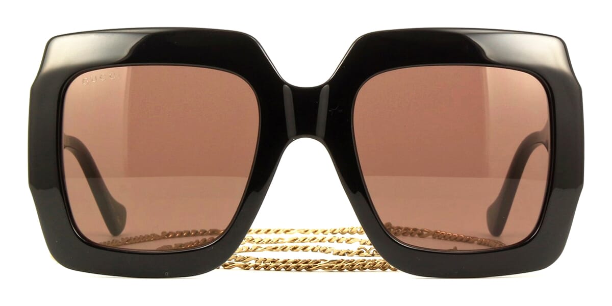 engraved sunglasses Gucci - GenesinlifeShops Germany - SL410 Wire square-frame  sunglasses - Gold Logo